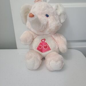 Vintage 1984 Kenner Care Bears Cousins Lotsa Heart Elephant Plush Stuffed Animal
